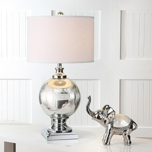 Icott Mercury Glass Lamp - 28 Inch Height - LIT4053 - Silver - Safavieh