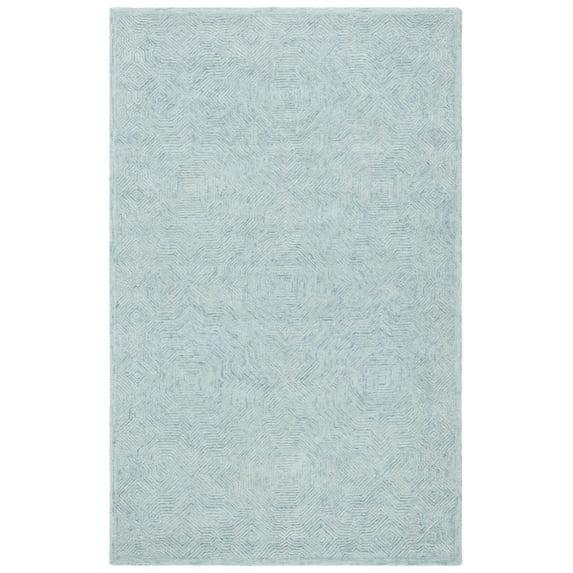 Ikat IKT506 Hand Tufted Accent Rug - Aqua - 3'x5' - Safavieh