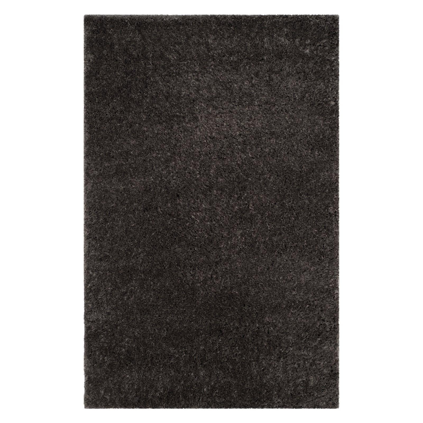 Indie Shag SGI320 Power Loomed Indoor Area Rug - Dark Grey - 5'1"x7'6" - Safavieh.