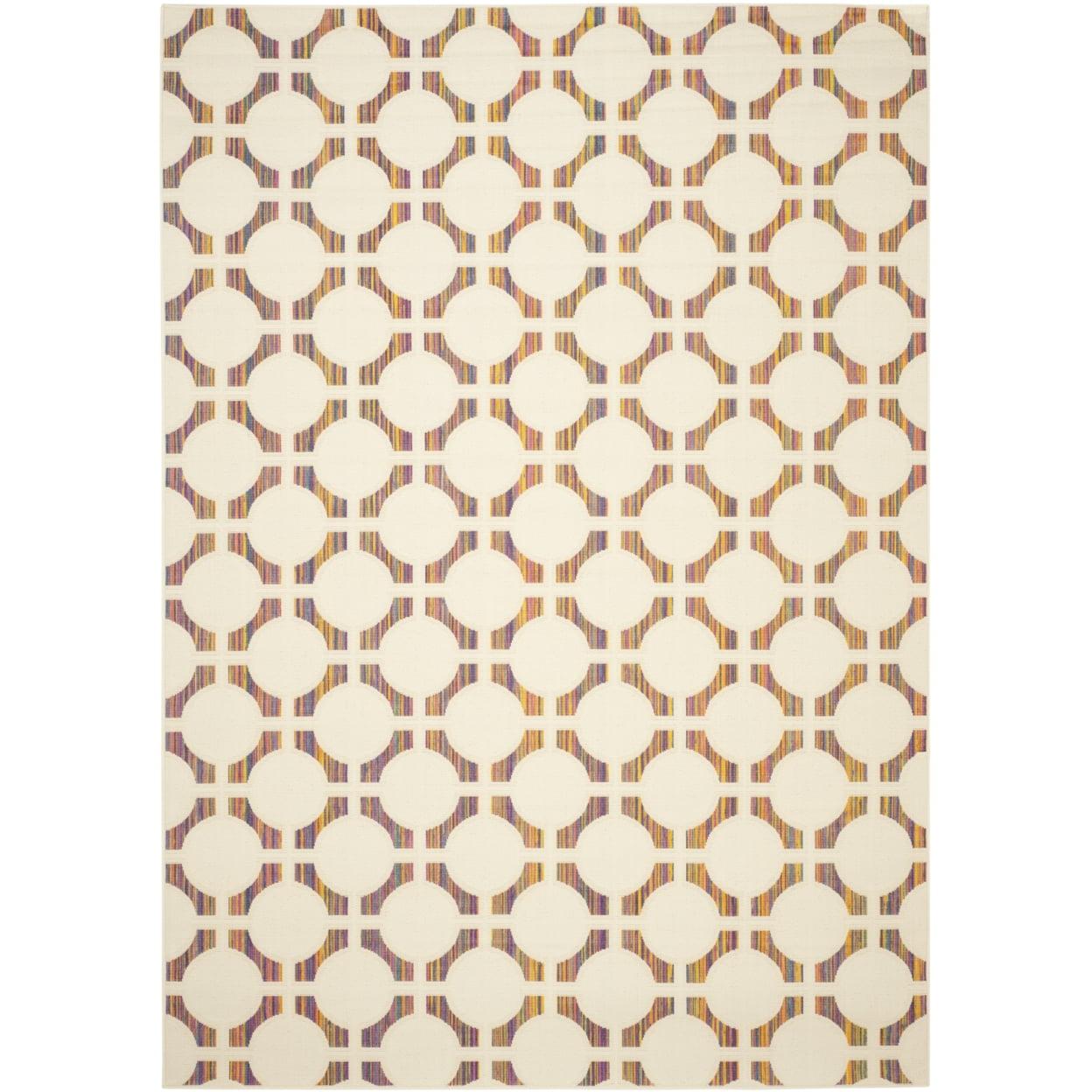 SAFAVIEH Indoor Outdoor HAV210A Havana Natural / Multi Rug