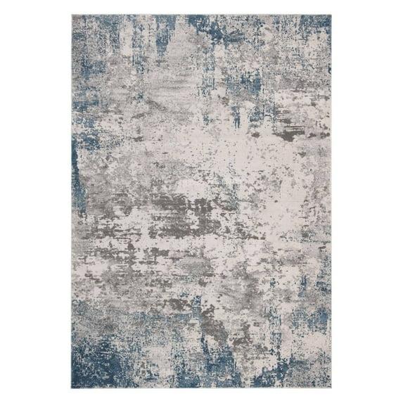 SAFAVIEH Invista Sylvester Abstract Area Rug, Grey/Blue, 9' x 12'