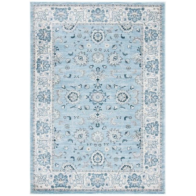 Isabella ISA940 Power Loomed Area Rug - Light Blue/Cream - 10'x14' - Safavieh