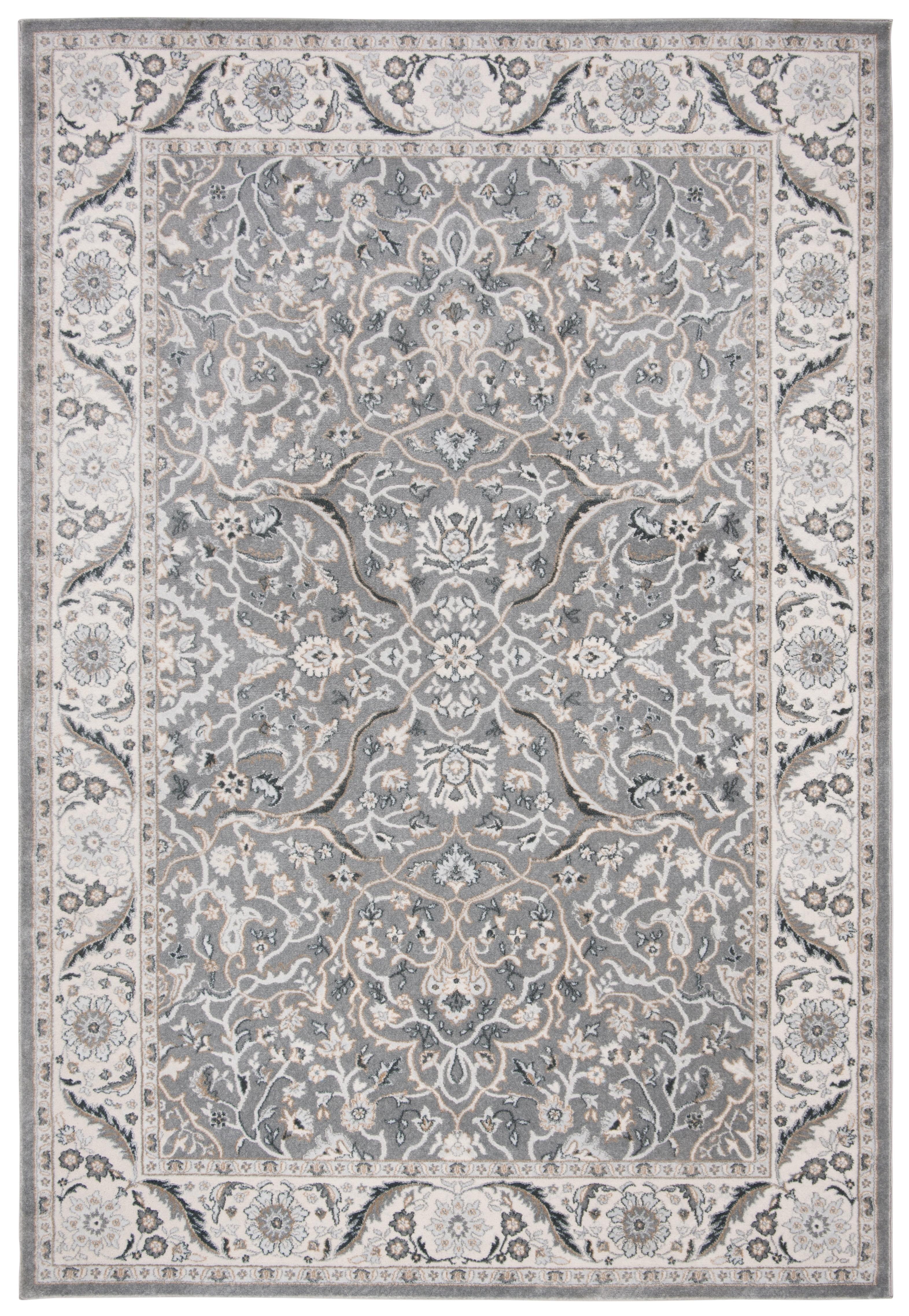 SAFAVIEH Isabella Kuzman Oriental Area Rug, Grey/Dark Grey, 9' x 12'