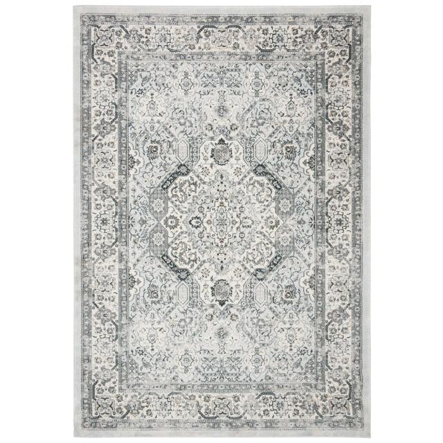 Isabella ISA916 Power Loomed Area Rug - Dark Grey/Cream - 9'x12' - Safavieh