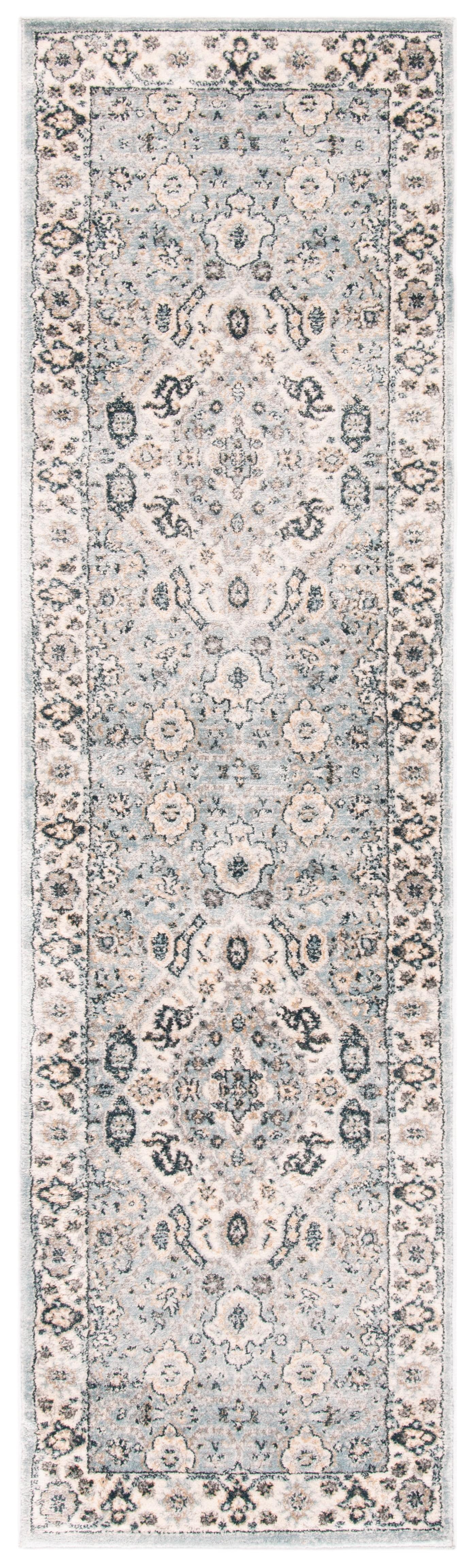Isabella ISA916 Power Loomed Runner Rug - Cream/Beige - 2'2"x8' - Safavieh.