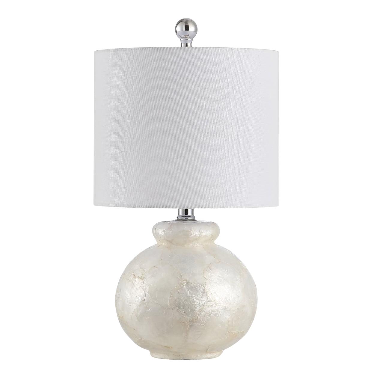 Arc Adjustable Ivory Seashell Mosaic Table Lamp