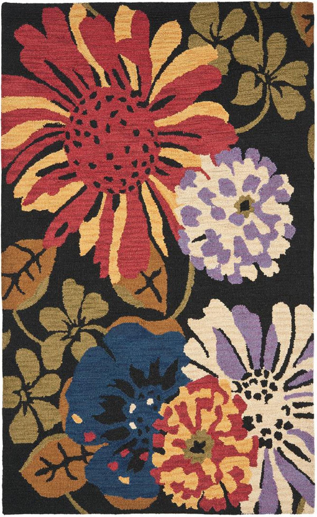 Arber Hand Tufted Wool Floral Rug