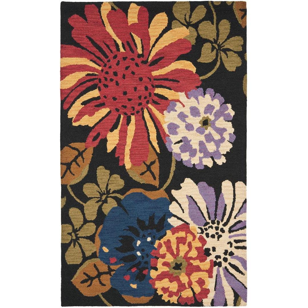 Arber Hand Tufted Wool Floral Rug