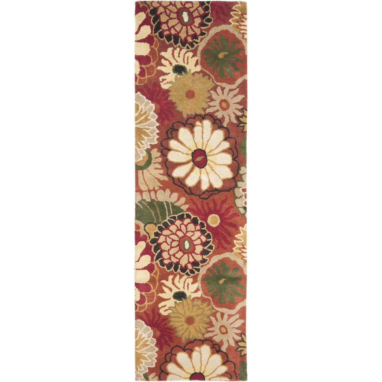 Arber Hand Tufted Wool Floral Rug