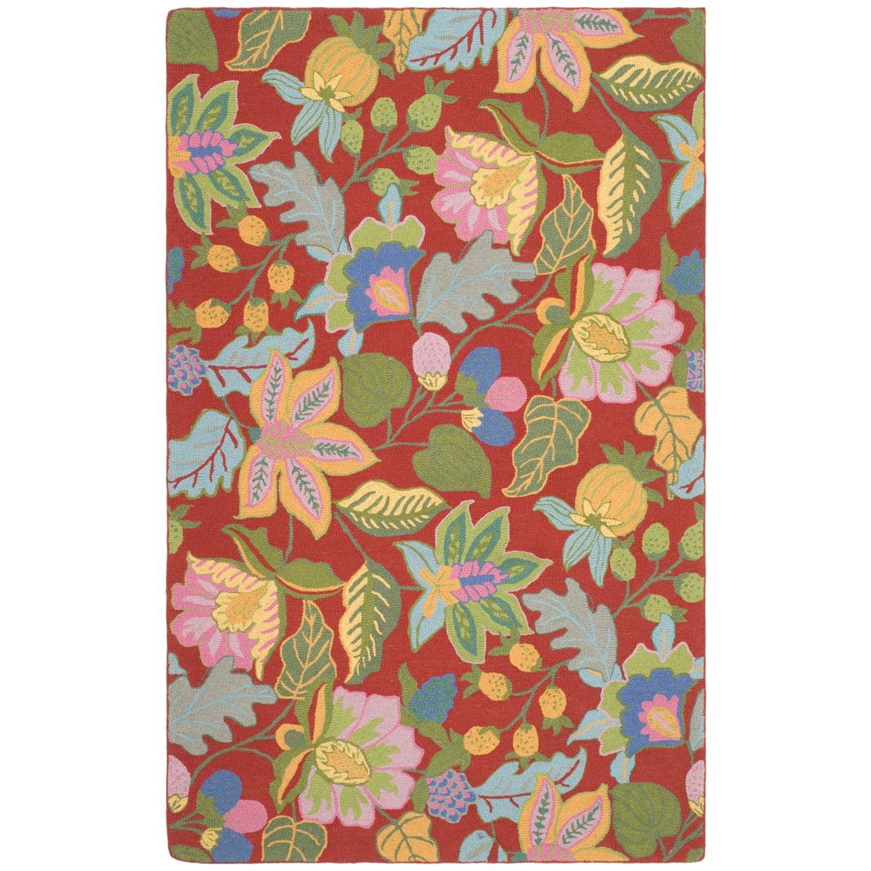 Arber Hand Tufted Wool Floral Rug