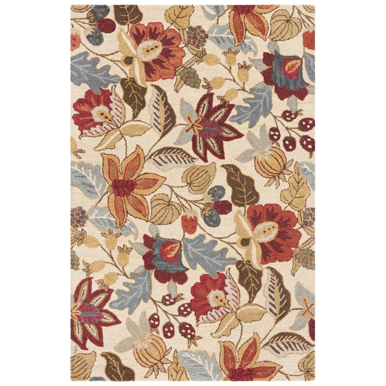 Jardin JAR952 Hand Tufted Area Rug - Beige/Multi - 3'x5' - Safavieh.