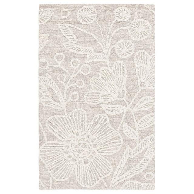 Jardin JAR727 Hand Tufted Area Rug - Natural/Ivory - 3'x5' - Safavieh.
