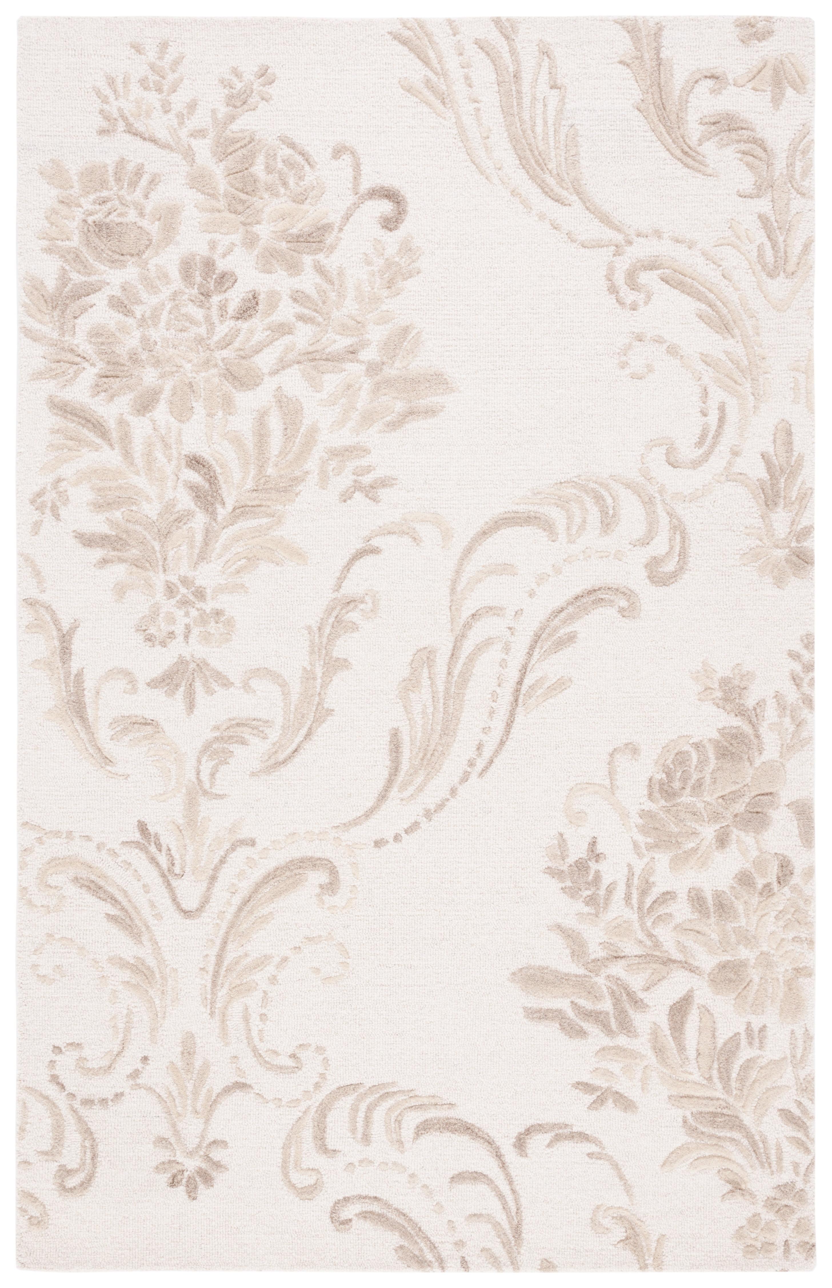 Jardin JAR732 Hand Tufted Area Rug - Ivory/Beige - 5'x8' - Safavieh