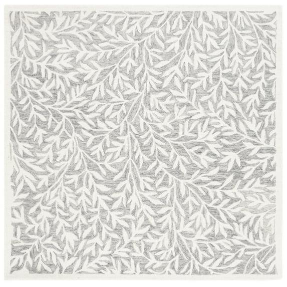 Jardin JAR753 Hand Tufted Area Rug - Grey/Ivory - 6'x6' - Safavieh.