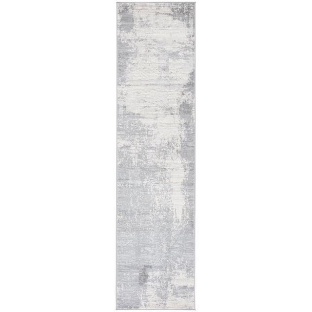 Jasper JSP101 Power Loomed Runner Rug - Light Grey/Ivory - 2'x12' - Safavieh