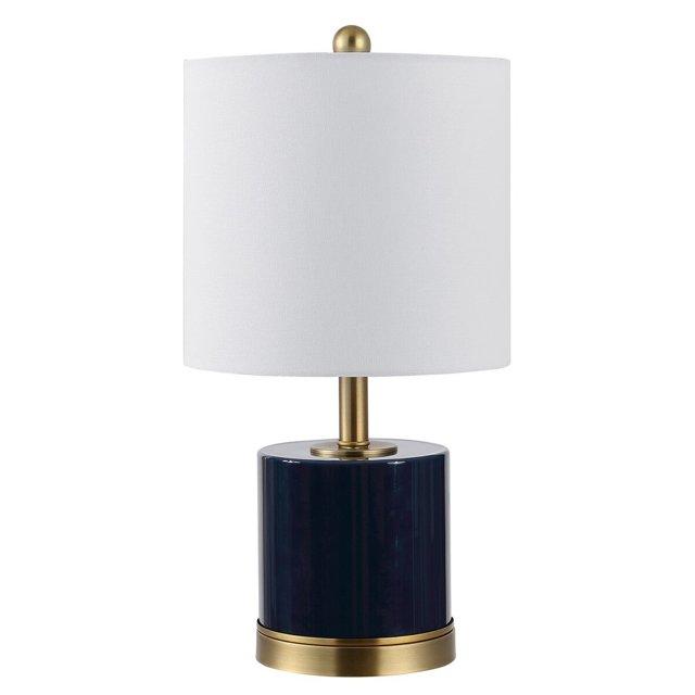 Jayce Table Lamp (Set of 2) - 20.5 Inch Height - TBL4309 - Navy Blue - Safavieh
