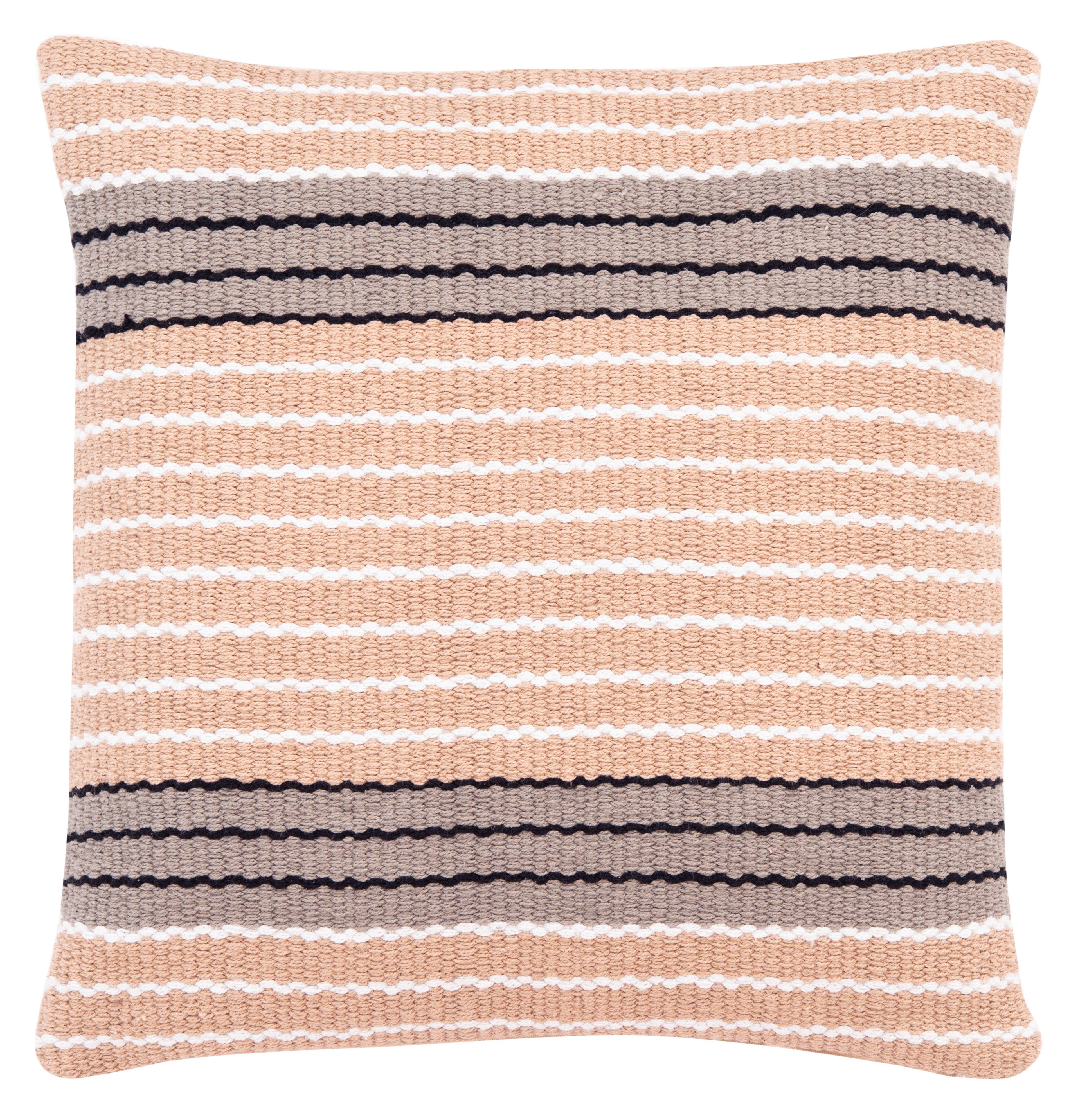 Jendi Striped Cotton Throw Pillow