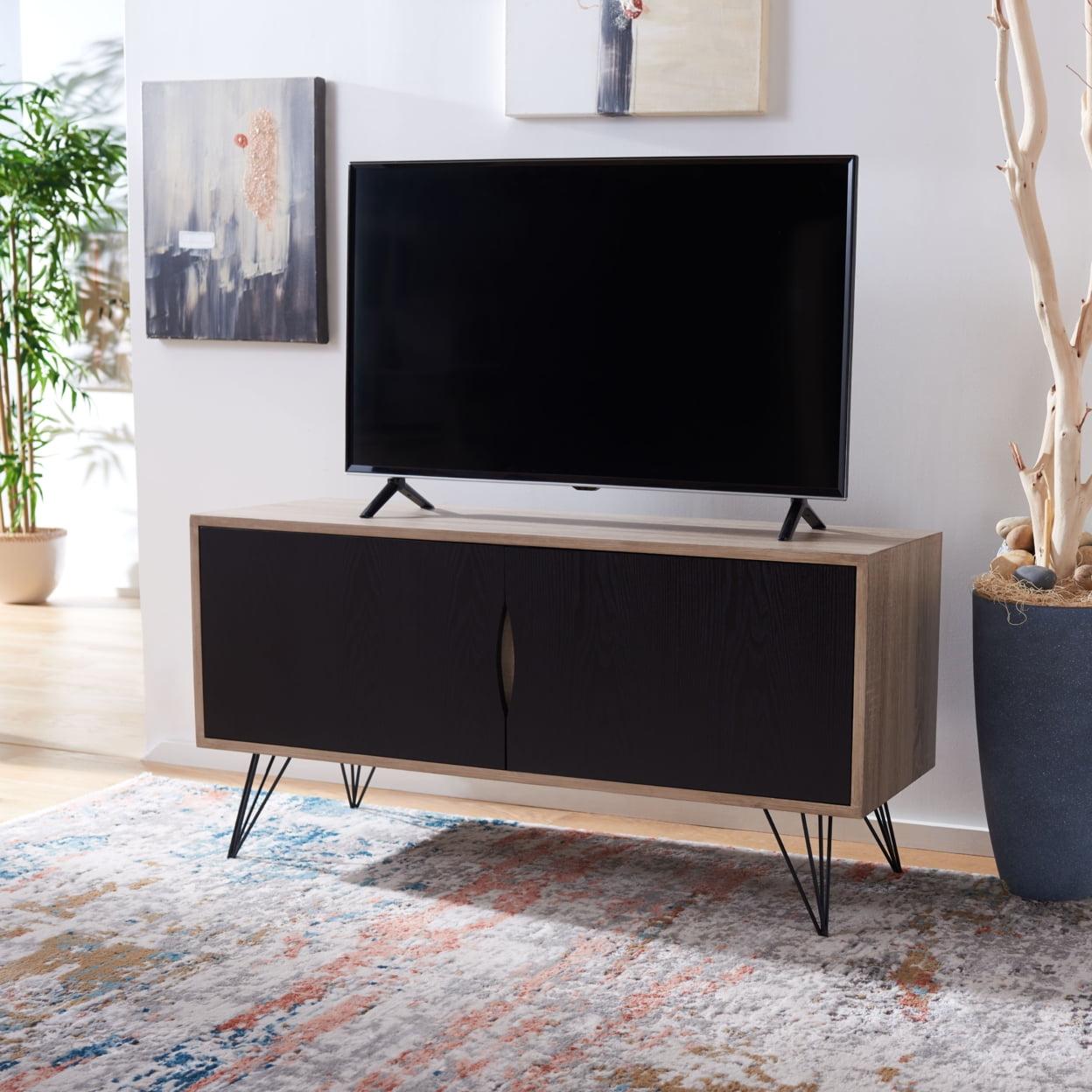 Jeralyn Transitional 47" Light Oak Mid-Century Sideboard