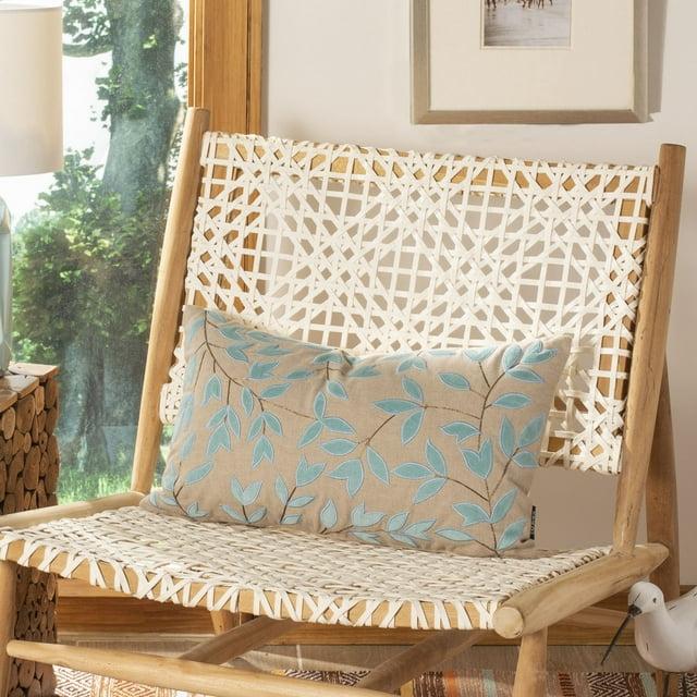 Safavieh Joslyn Embroidered Cotton Throw Pillow