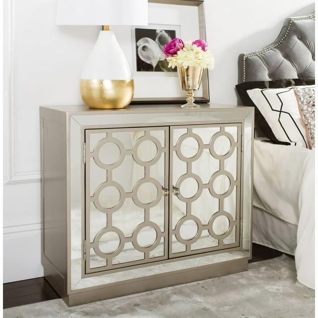 Kaia 2 Door Chest - CHS6404 - Champagne/Mirror - Safavieh