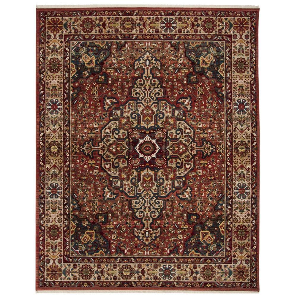 Kashan KSN305 Power Loomed Area Rug - Red/Ivory - 8'x10' - Safavieh