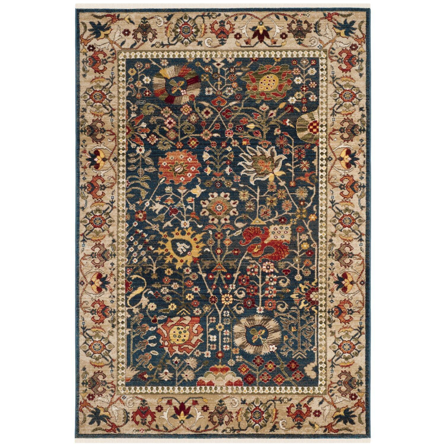 Kashan KSN303 Power Loomed Rugs - Safavieh