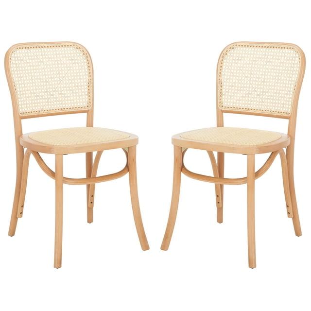 Keiko Cane Dining Chair (Set of 2) - DCH9505 - Natural - Safavieh
