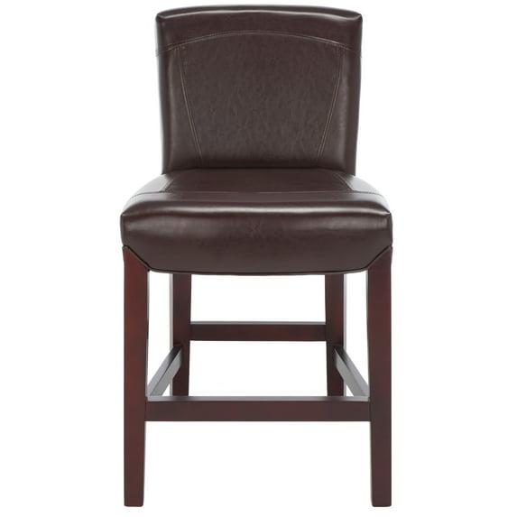 Ken Counter Stool - HUD8202 - Brown - Safavieh