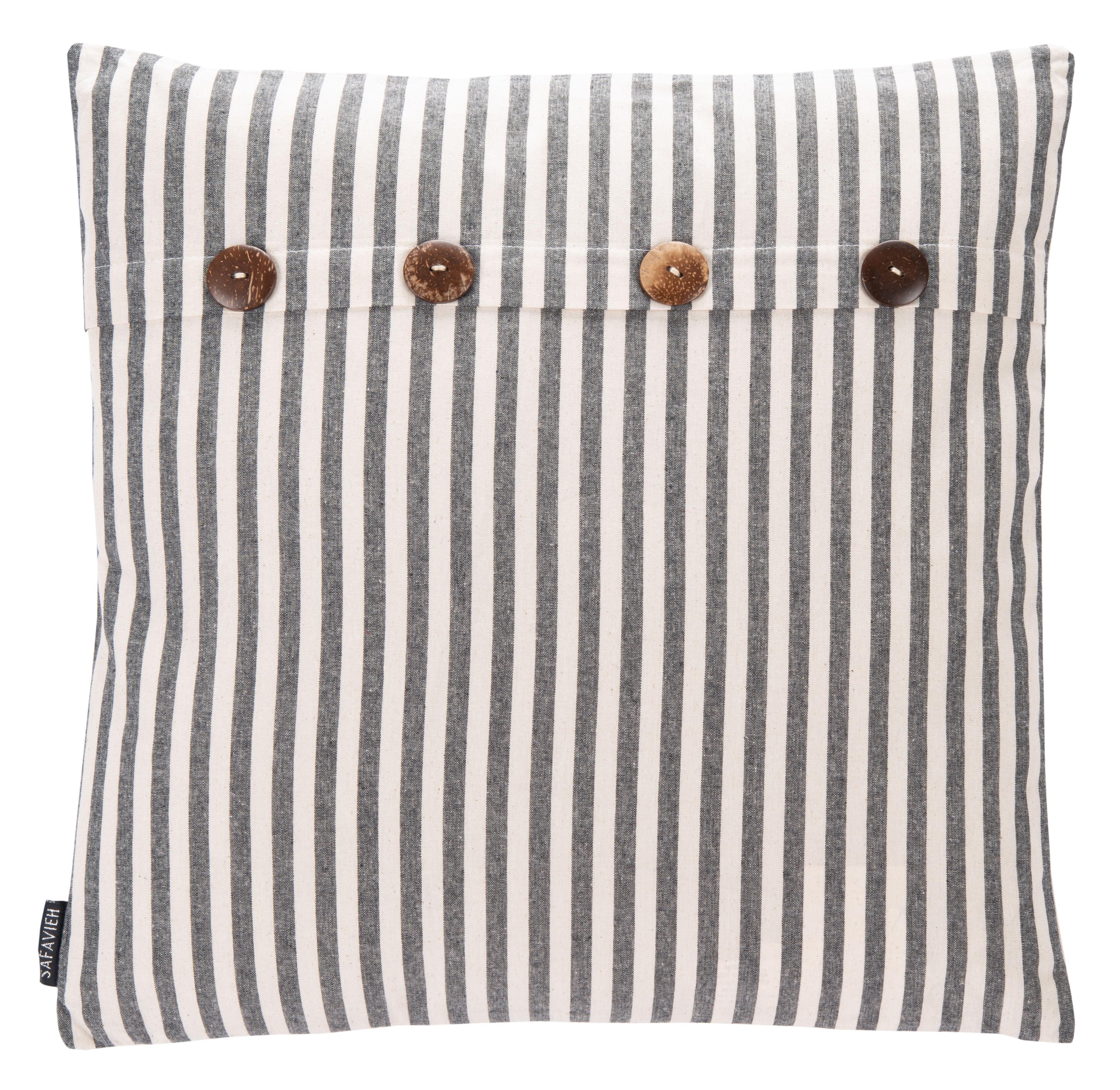 Kensing Buttons Cotton Throw Pillow