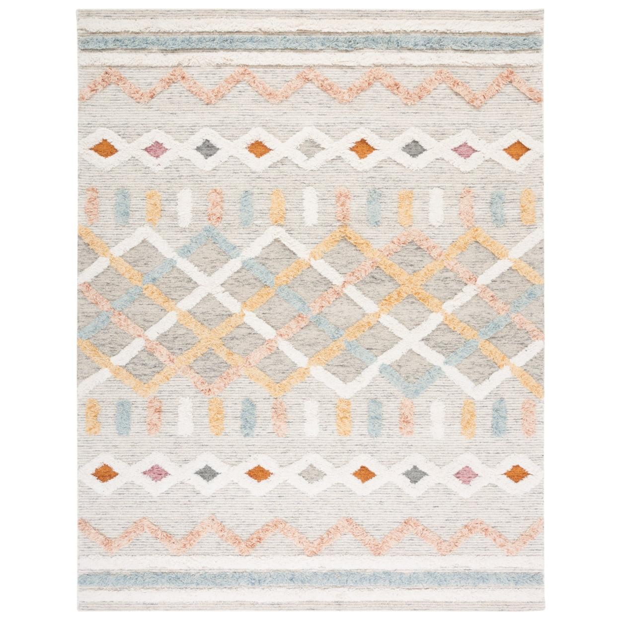 SAFAVIEH Kenya KNY664A Handmade Ivory / Blue Rug