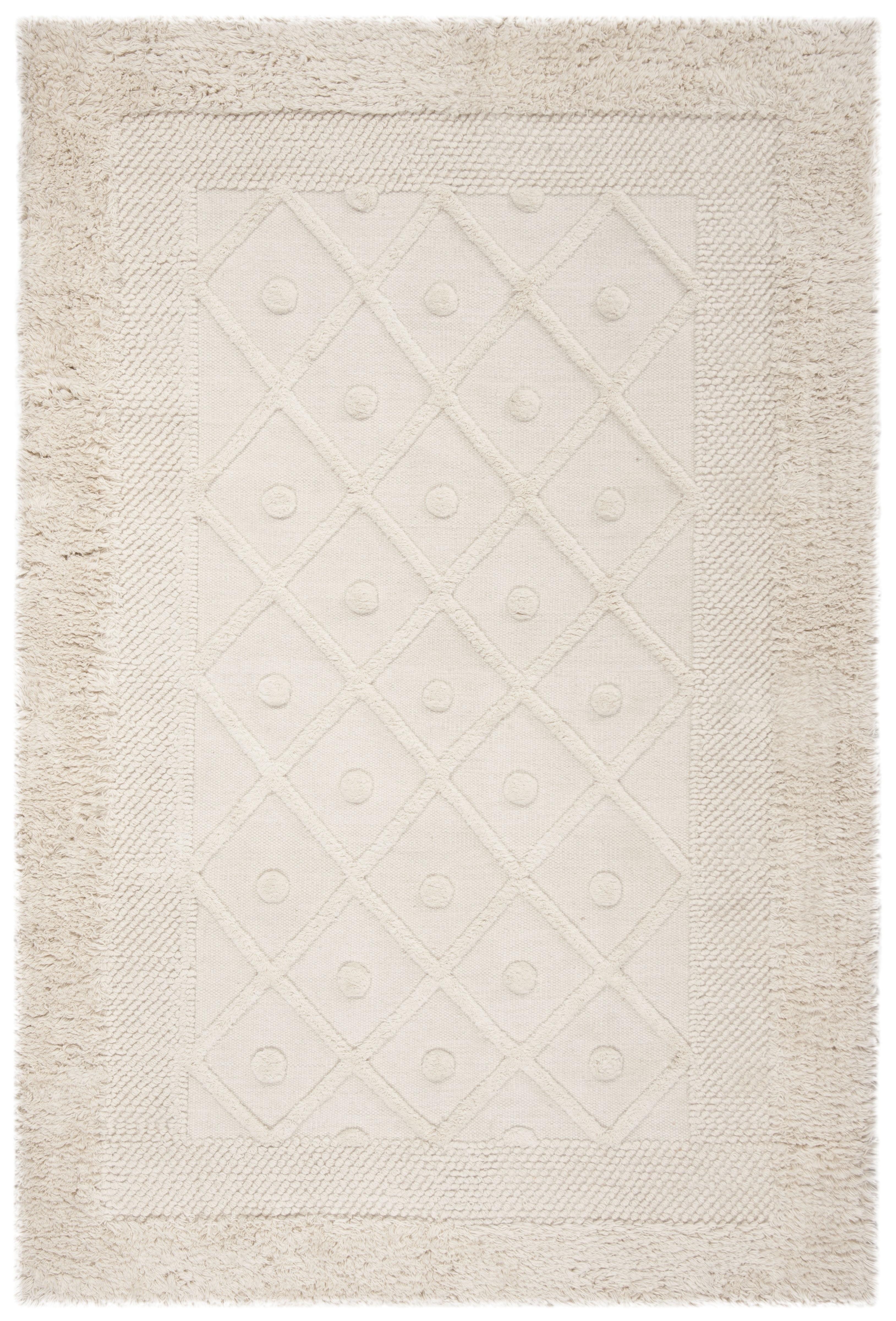 Kenya KNY952 Hand Knotted Accent Rug - Ivory - 2'x3' - Safavieh