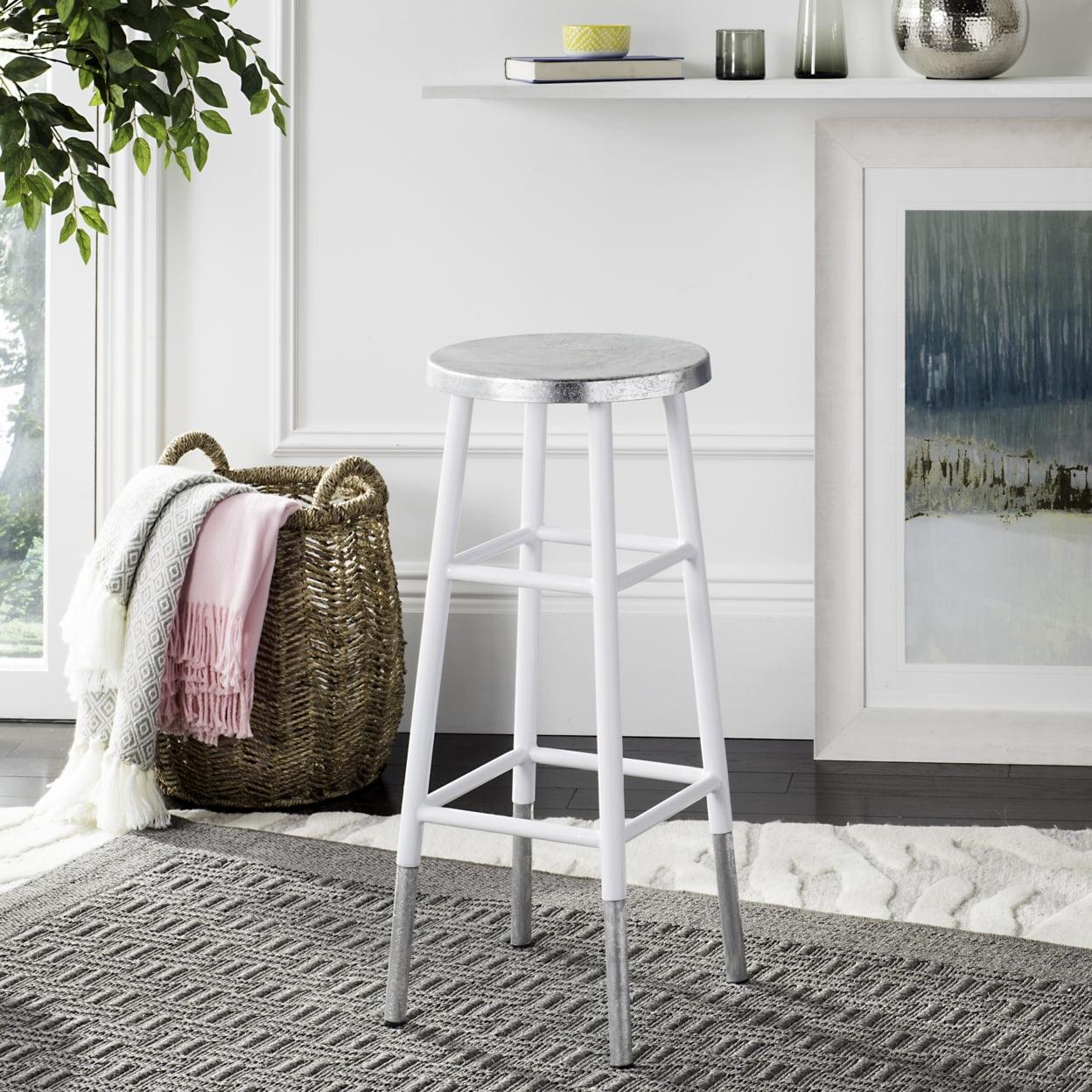 Kenzie 30''H Silver Dipped Bar Stool  - Safavieh