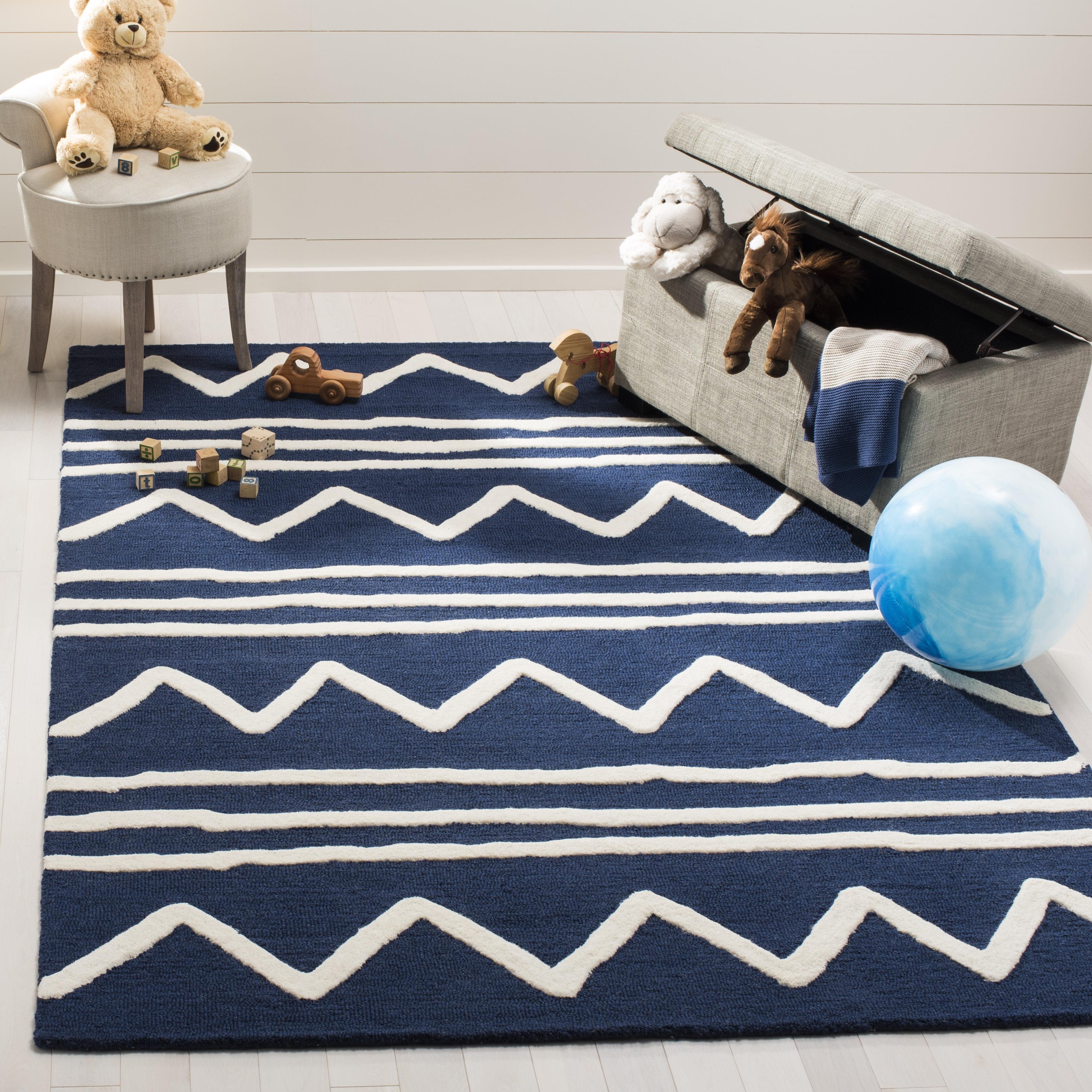 Safavieh Kids SFK907 Hand Tufted Area Rug  - Safavieh