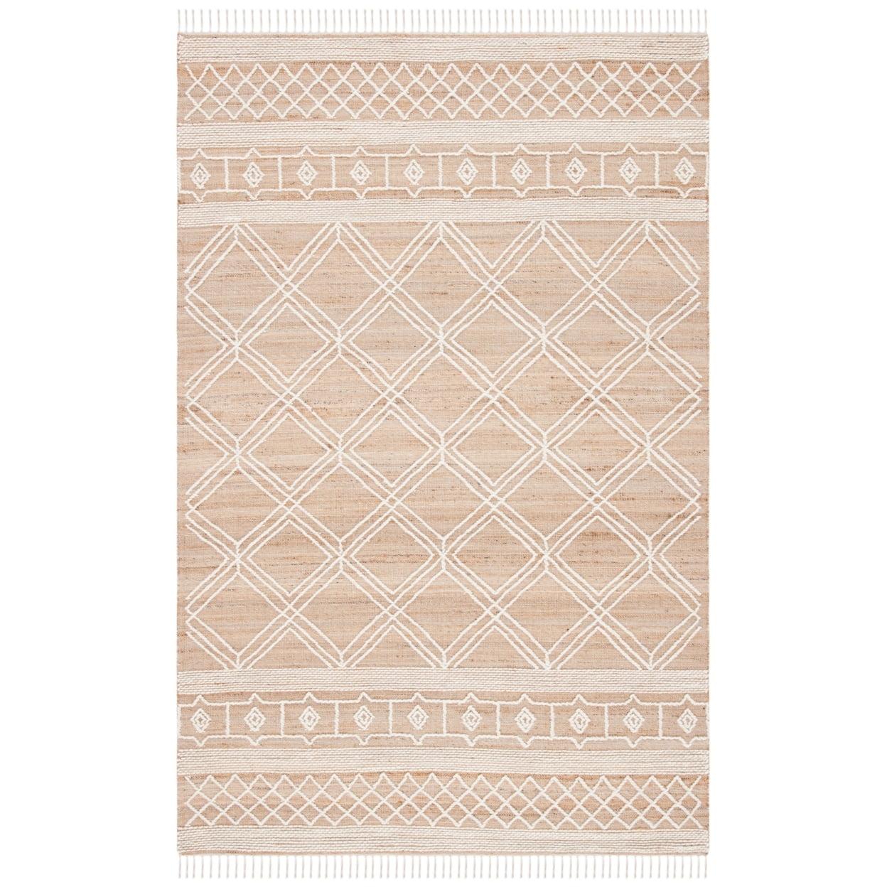 Kilim KLM454 Hand Woven Runner Rug - Natural/Ivory - 2'3"x9' - Safavieh.