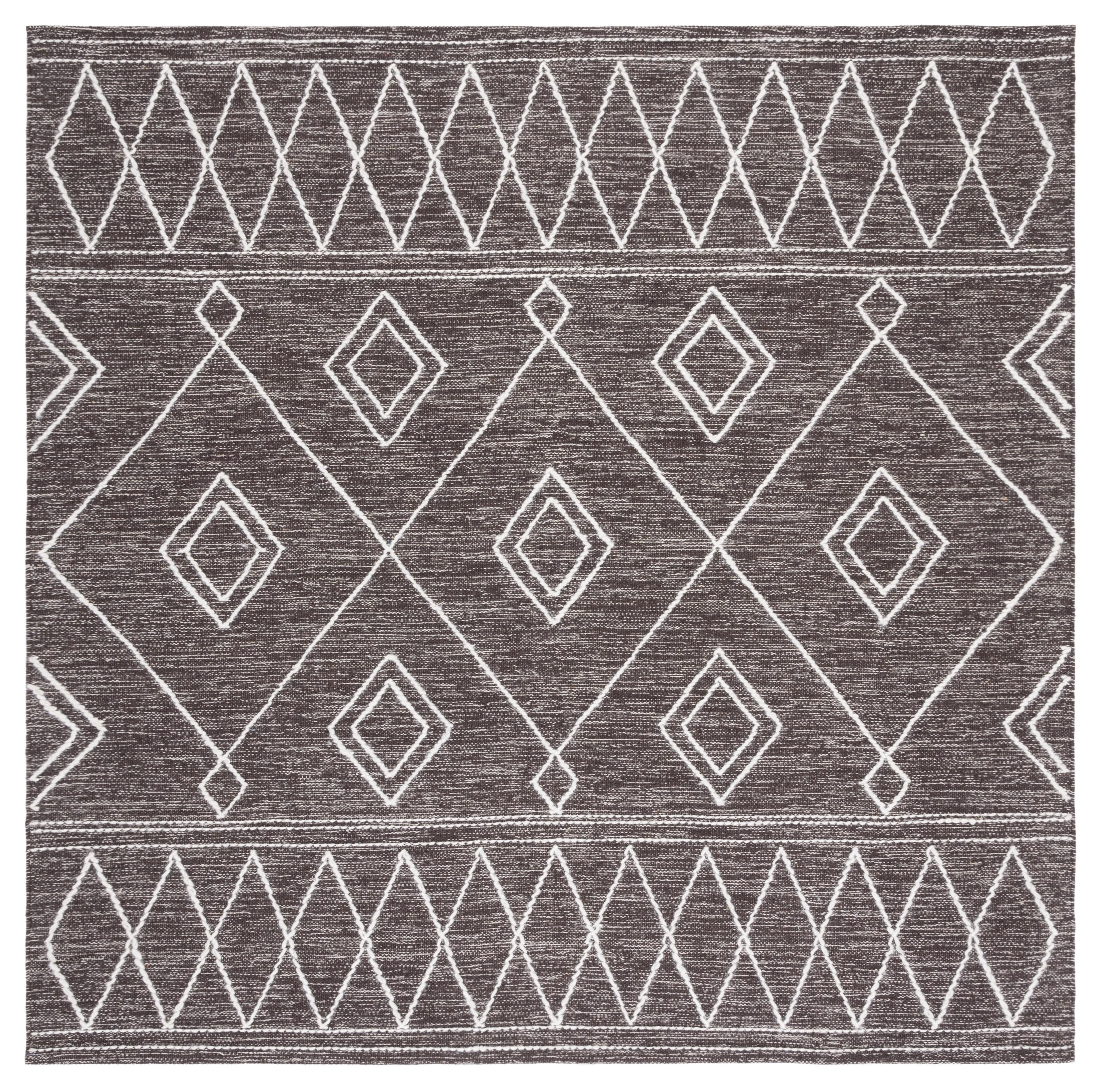 Steelside™ Holtby Southwestern Handmade Flatweave Brown/Ivory Area Rug