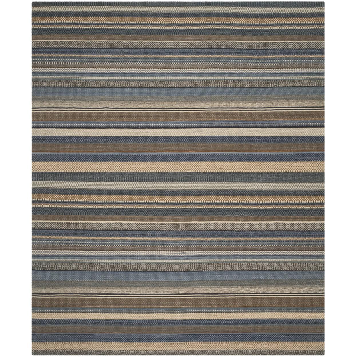 Safavieh Kilim 8' x 10' Handwoven Blue Wool Area Rug