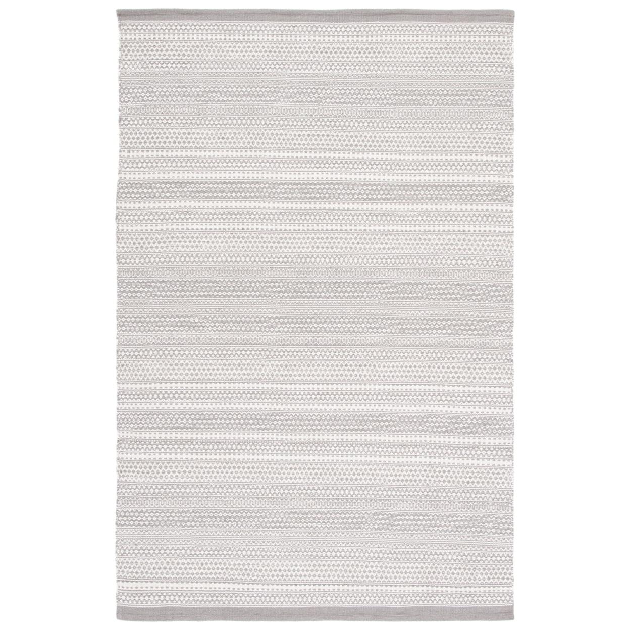 Kilim KLM705 Hand Woven Area Rug - Grey/Beige - 3'x5' - Safavieh.