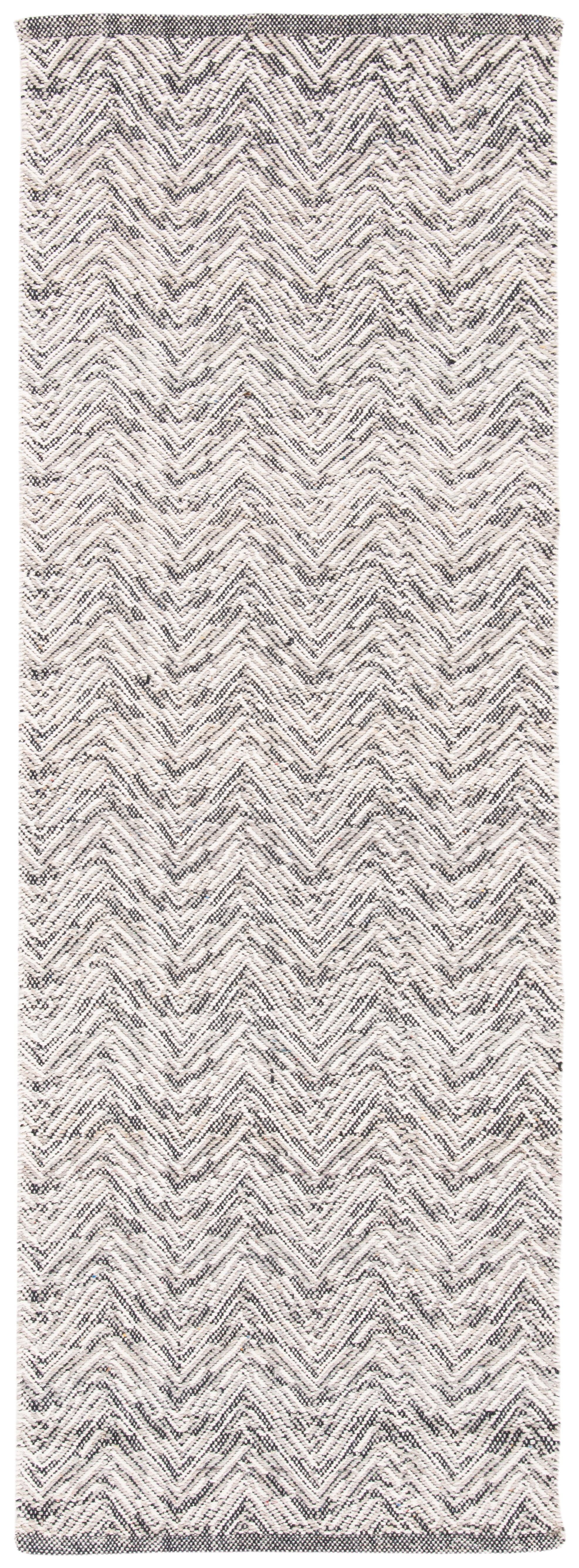 Kilim KLM401 Hand Woven Runner Rug - Grey/Beige - 2'3"x7' - Safavieh