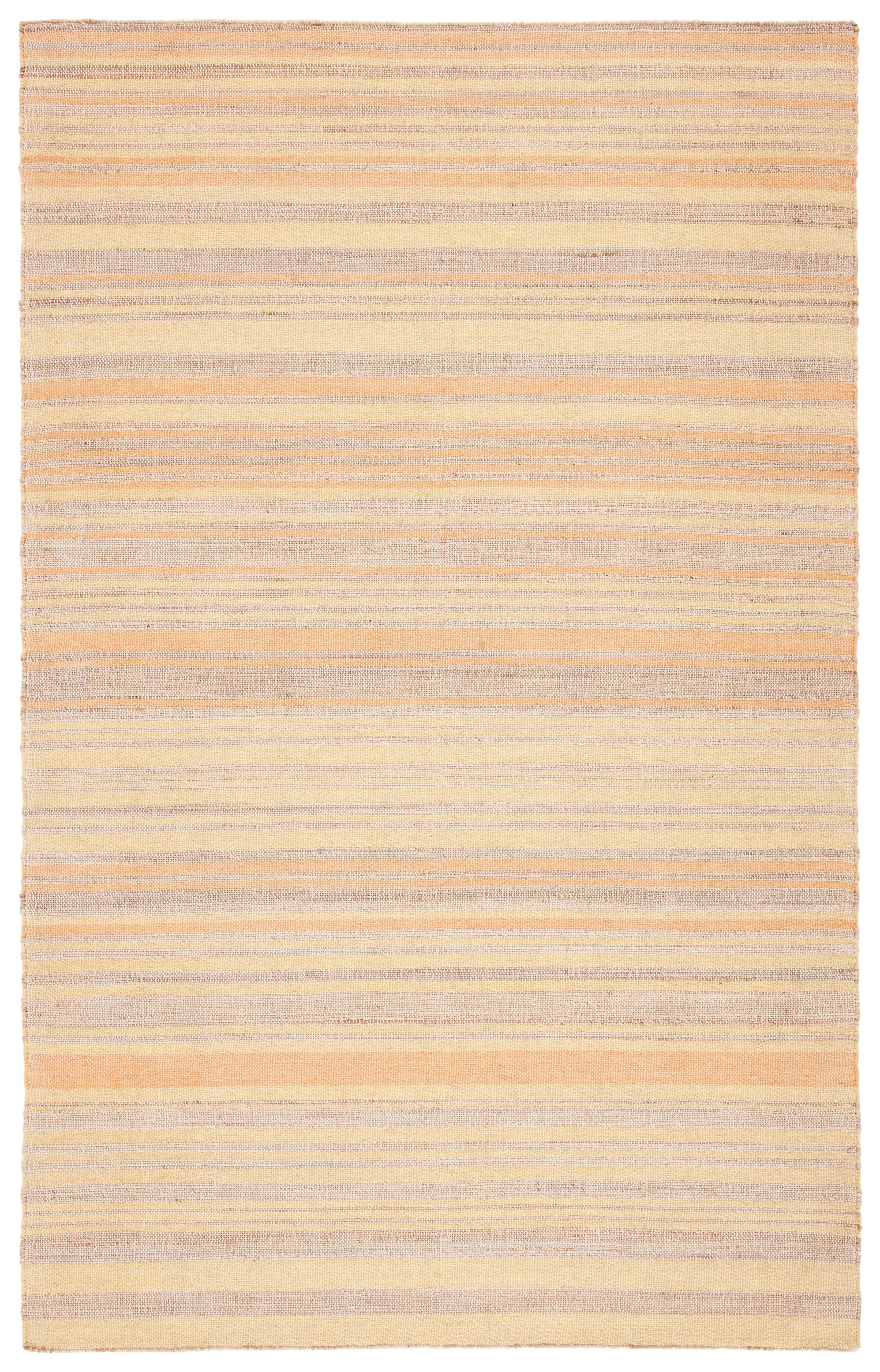 Highland Dunes Grice Hand Woven 50% Jute, 50% Wool Striped Rug