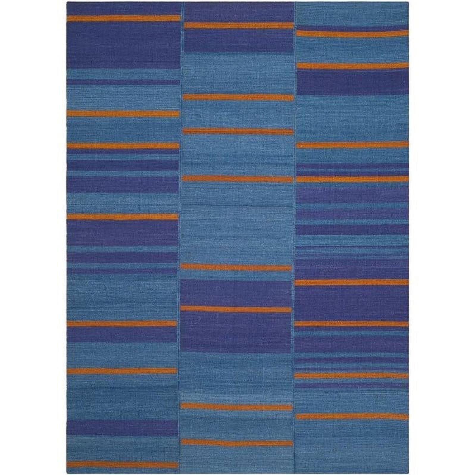 SAFAVIEH Kilim KLM817A Handwoven Blue / Multi Rug