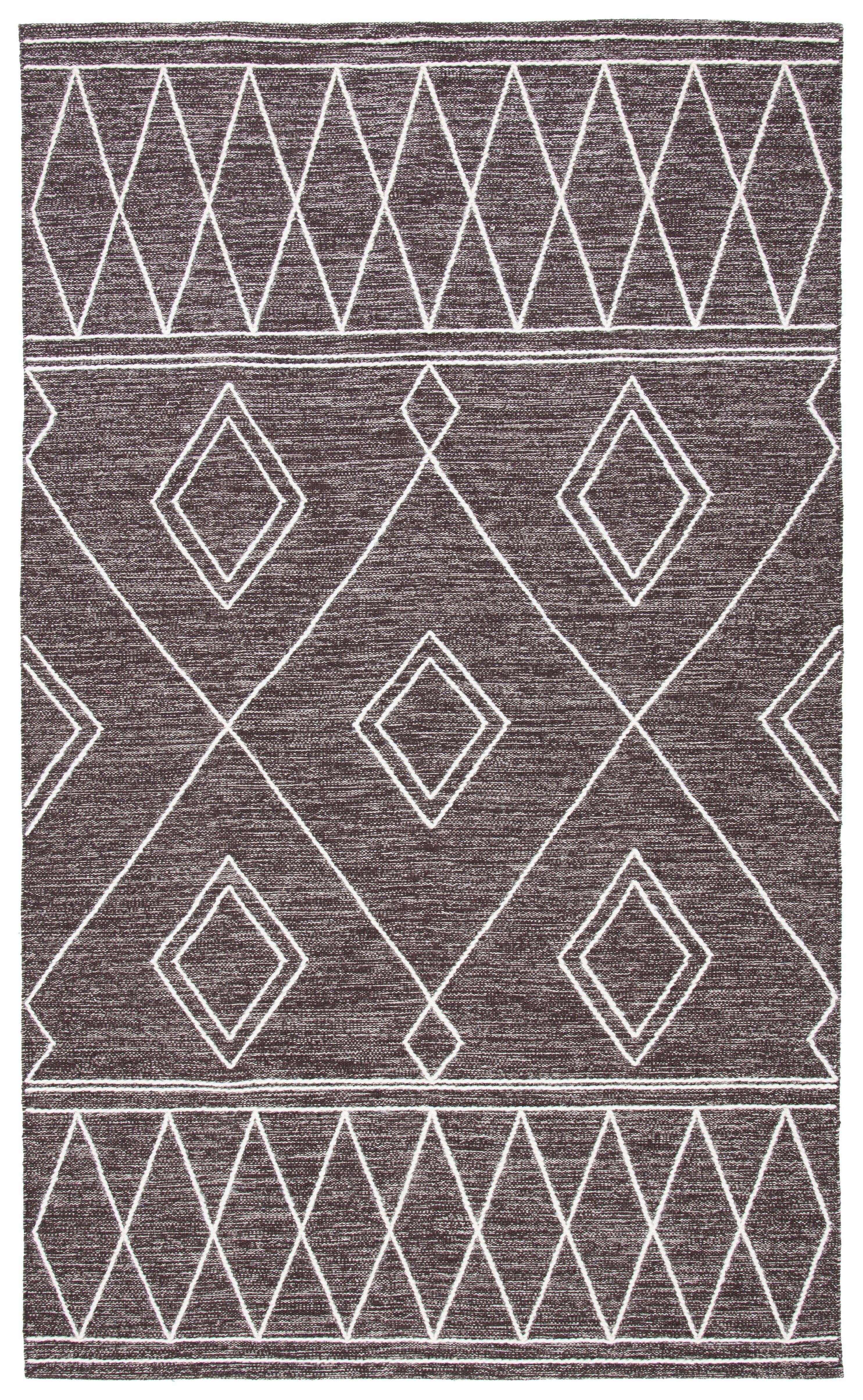 Holtby Southwestern Handmade Flatweave Brown/Ivory Area Rug