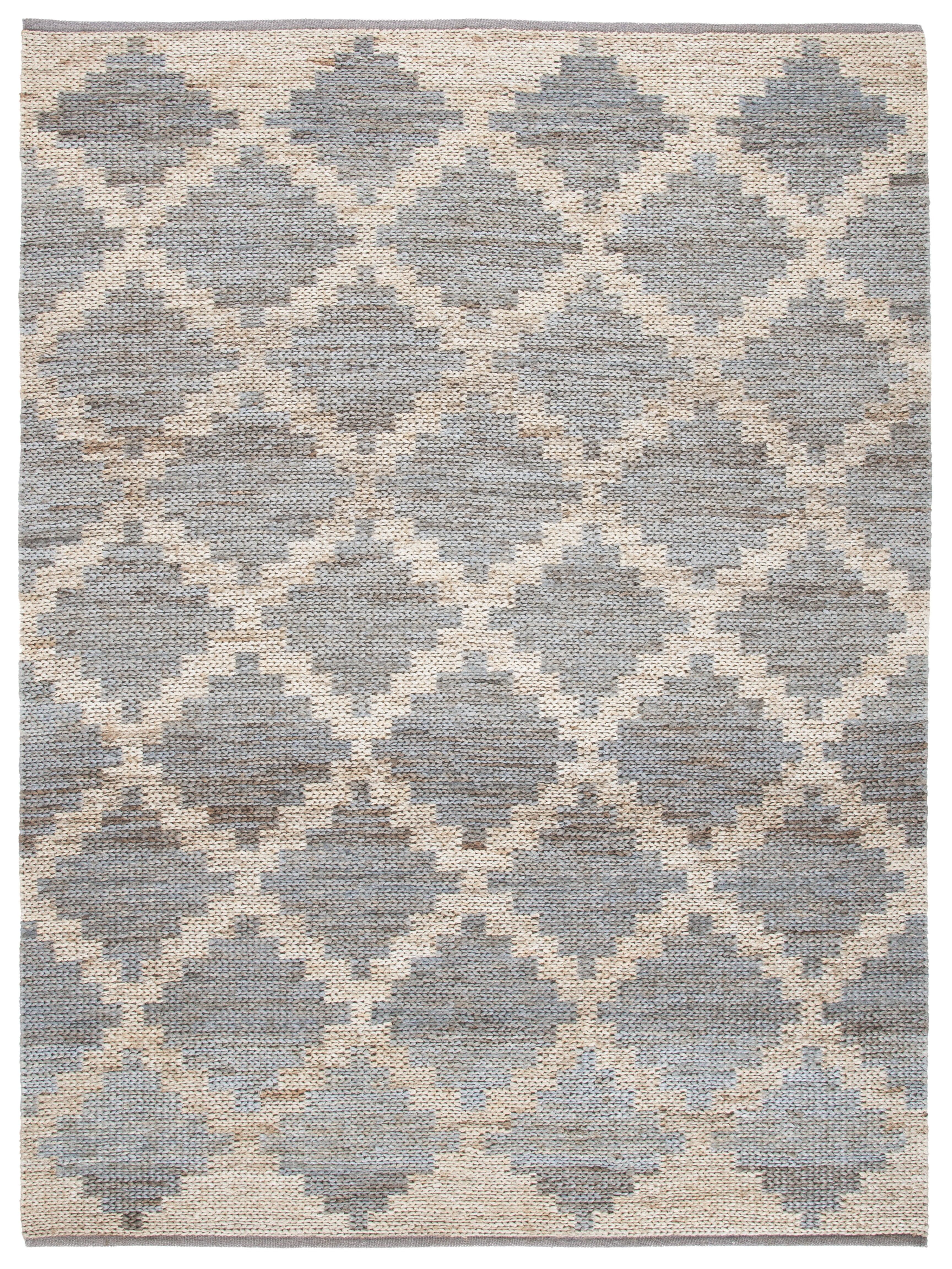 Kilim KLM458 Hand Woven Area Rug - Natural/Grey - 8'x10' - Safavieh.