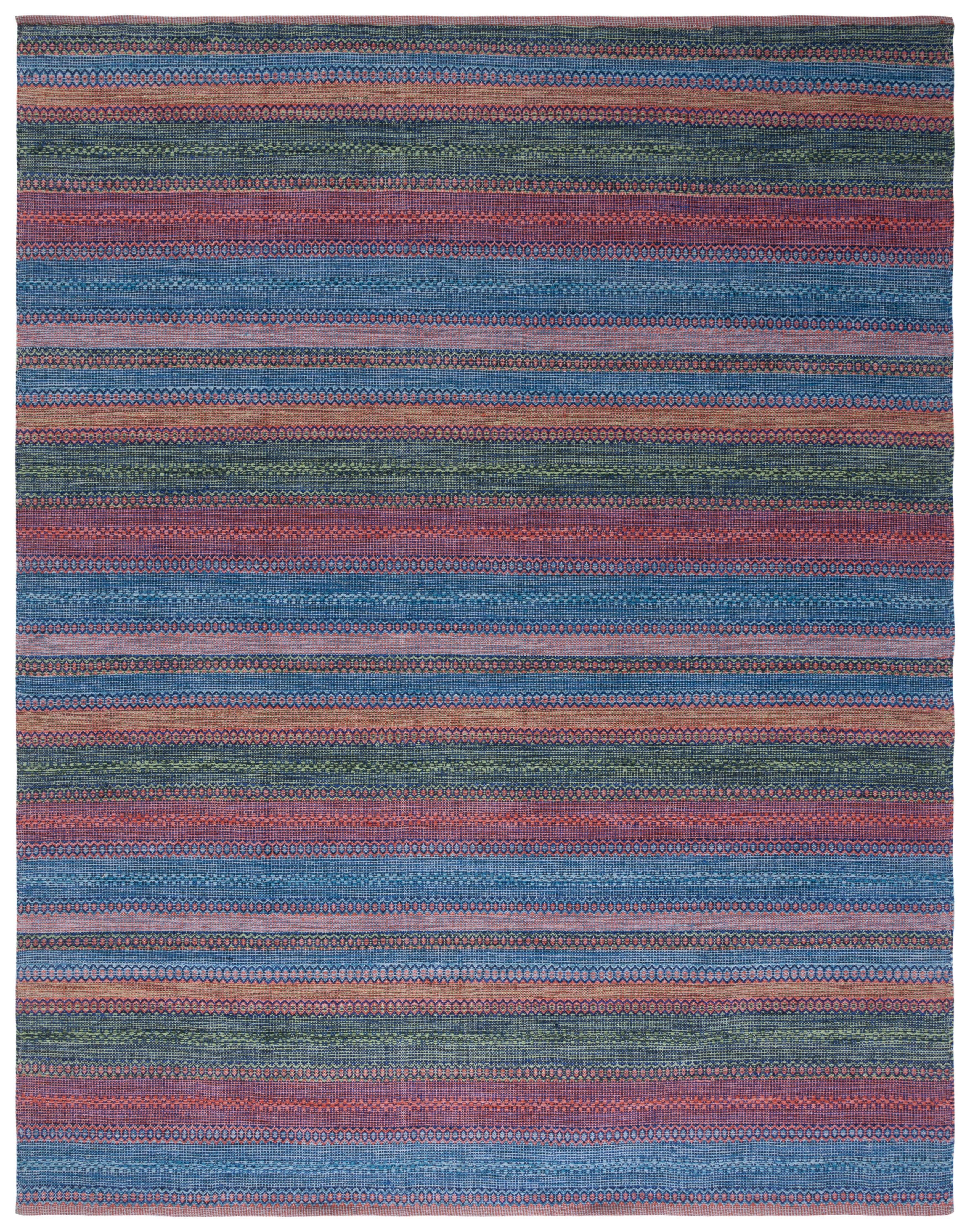 Kilim KLM475 Hand Woven Area Rug - Orange/Green - 8'x10' - Safavieh.