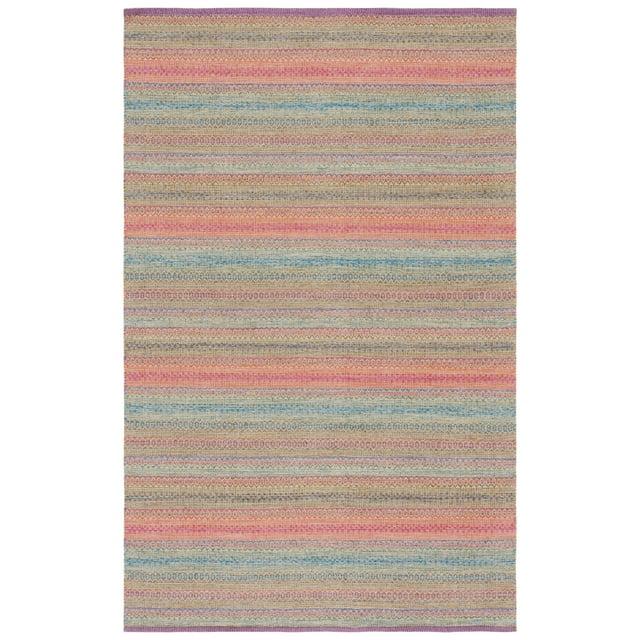 Kilim KLM475 Hand Woven Area Rug - Pink/Blue - 6'x9' - Safavieh.