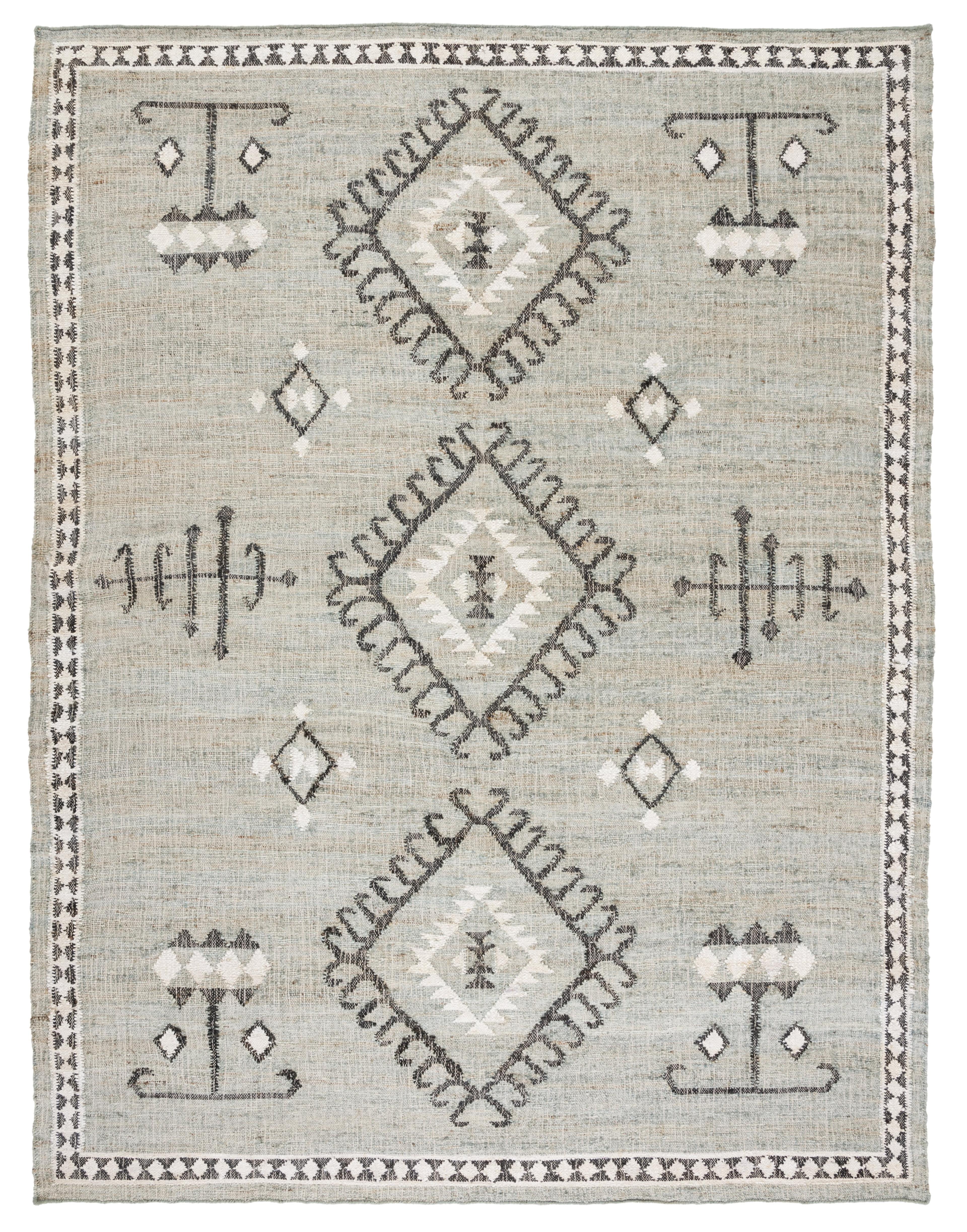 SAFAVIEH Kilim Lisette Tribal Area Rug, Blue/Black, 9' x 12'