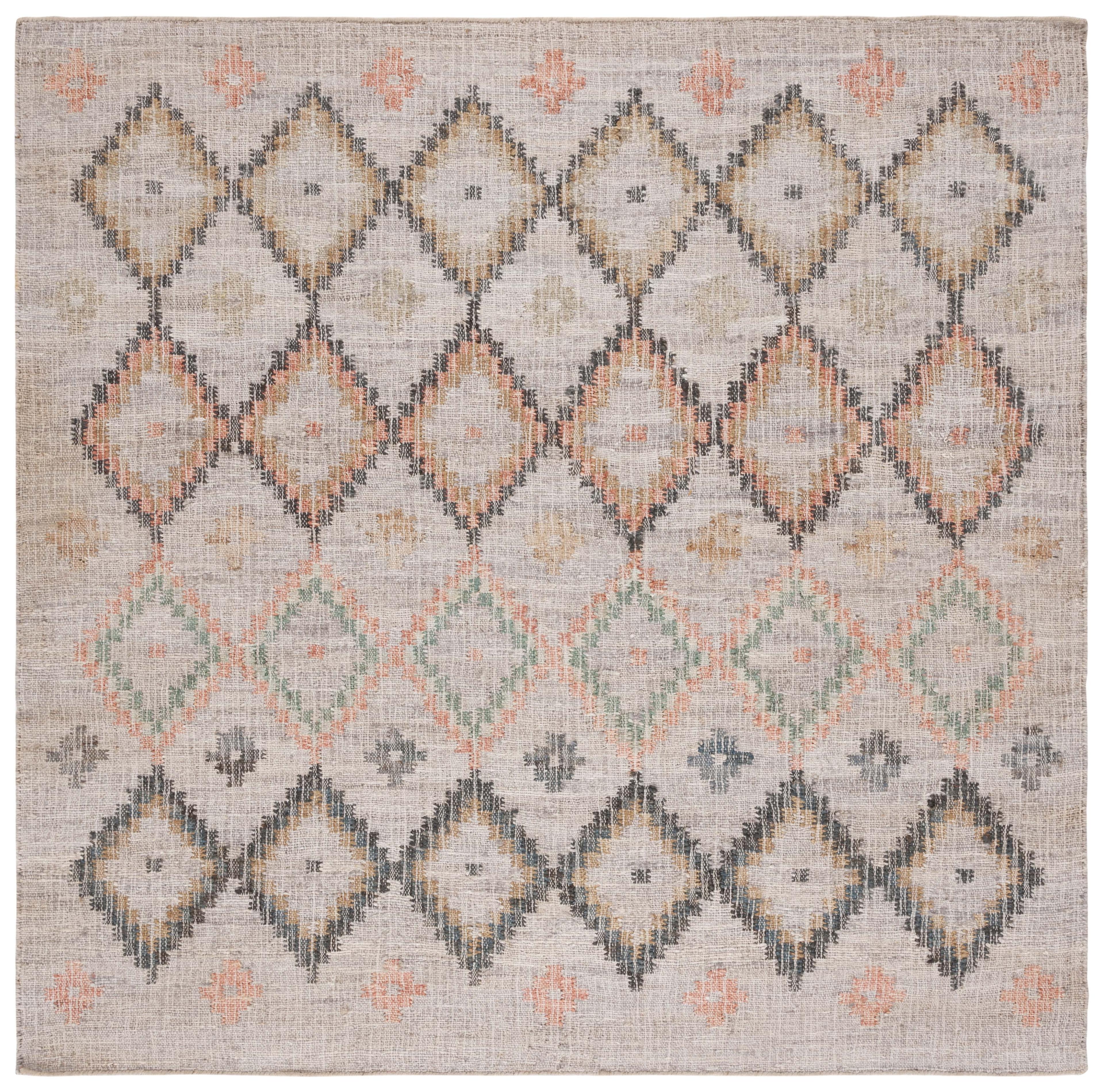 Kilim KLM753 Hand Loomed Area Rug - Beige/Gold - 9'x9' - Safavieh.