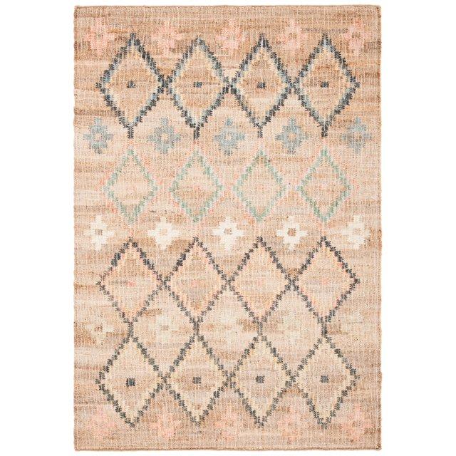 Kilim KLM753 Hand Loomed Accent Rug - Natural/Blue - 2'x3' - Safavieh.