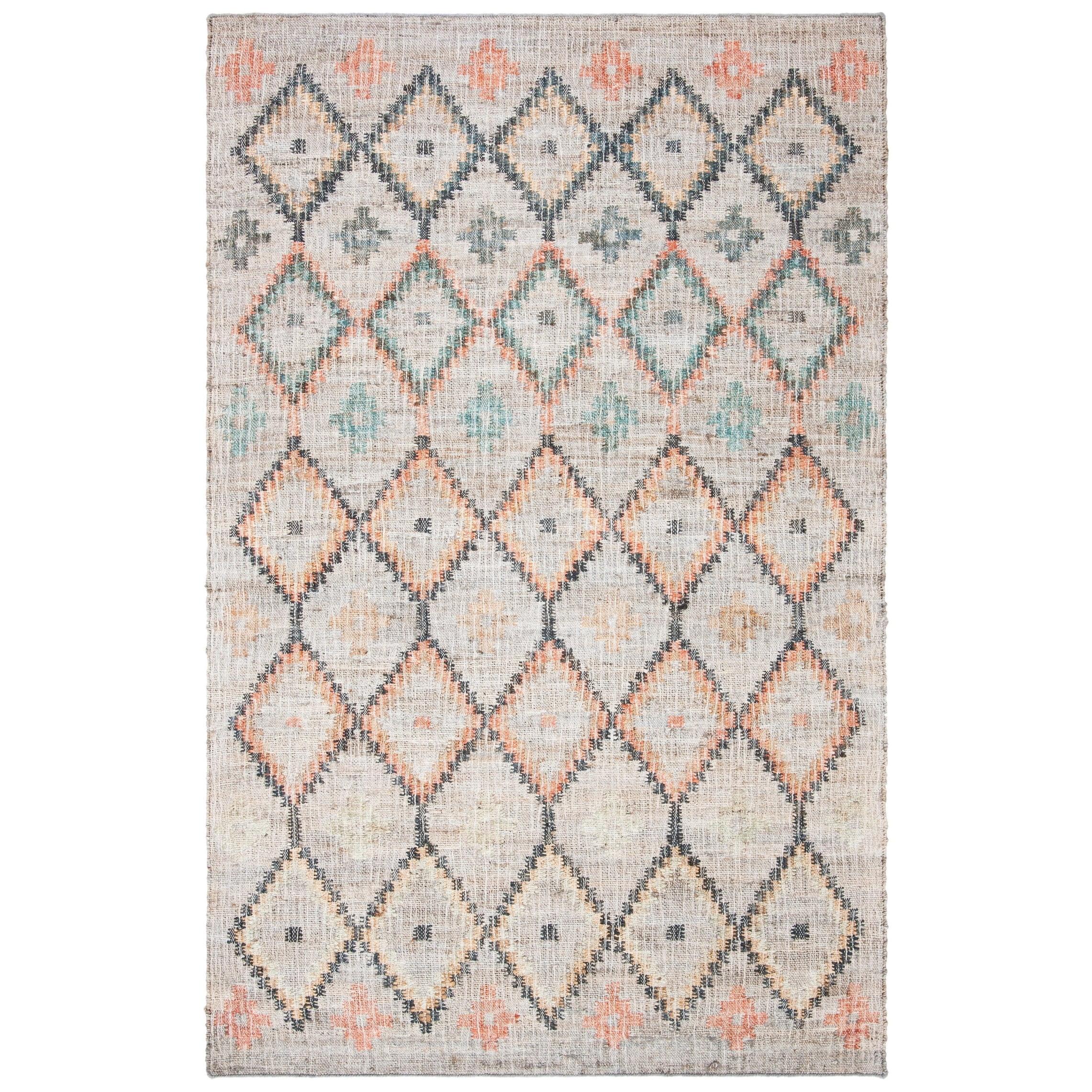 Kilim KLM753 Hand Loomed Area Rug - Beige/Gold - 4'x6' - Safavieh.