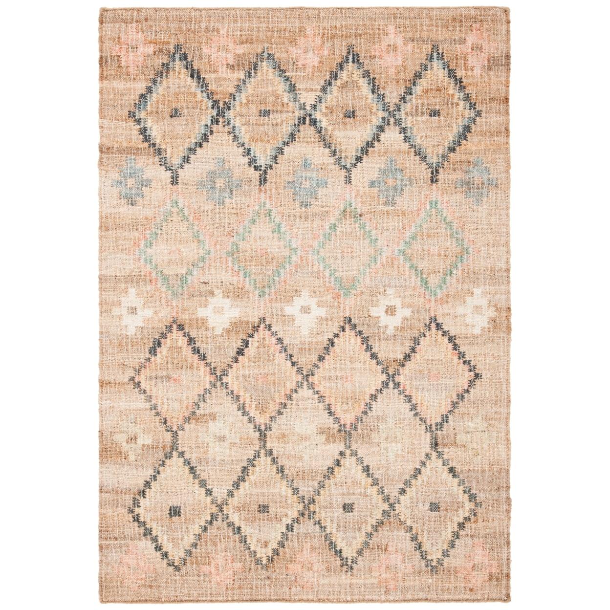 Kilim KLM753 Hand Loomed Accent Rug - Natural/Blue - 2'3"x5' - Safavieh.