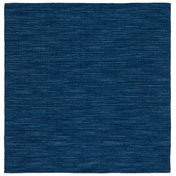Kilim KLM125 Hand Woven Area Rug - Navy/Blue - 6'x6' - Safavieh